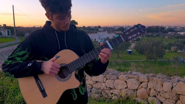 Unravel-Tokyo Ghoul OP (東京喰種)-fingerstyle guitar cover by Luigi Coluccia [2021] [acoustic] смотреть онлайн