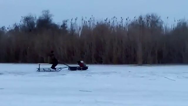 Зимние покатушки на мотособаке смотреть онлайн