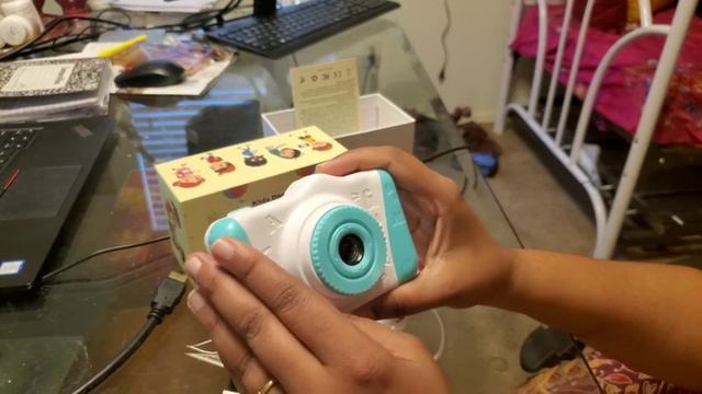 WOWGO Kids Digital Camera - 12MP Children's Selfie Camera with 3.5 Inches Large Screen for Boys and смотреть онлайн