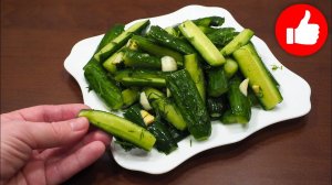 МАЛОСОЛЬНЫЕ ОГУРЦЫ САМЫЙ БЫСТРЫЙ РЕЦЕПТ! КАК ПРИГОТОВИТЬ ОГУРЦЫ В ПАКЕТЕ? CUCUMBER SALAD FAST RECIPE