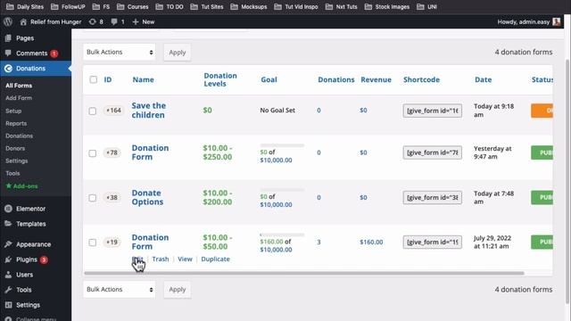 Free GiveWP Tutorial: Accept donations in WordPress or Elementor смотреть онлайн