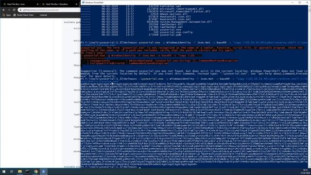 HTB-E10 Json Machine Walkthrough | .NET serialization RCE, msfconsole | Tamil смотреть онлайн