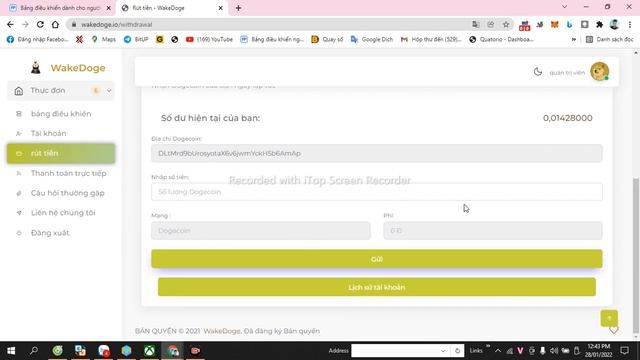 web đào đồng doge coin trên đám mây,không phải treo máy,min rút 0,02 doge.. смотреть онлайн