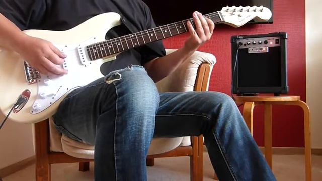 Gitara elektryczna SCALA i wzmacniacz GA-10/mp3 смотреть онлайн