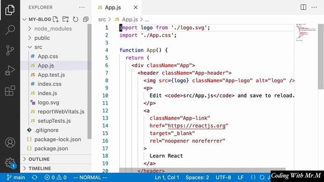 Introduction and Setting Up the Project | React: Creating and Hosting a Full-Stack Site | Part 1 смотреть онлайн