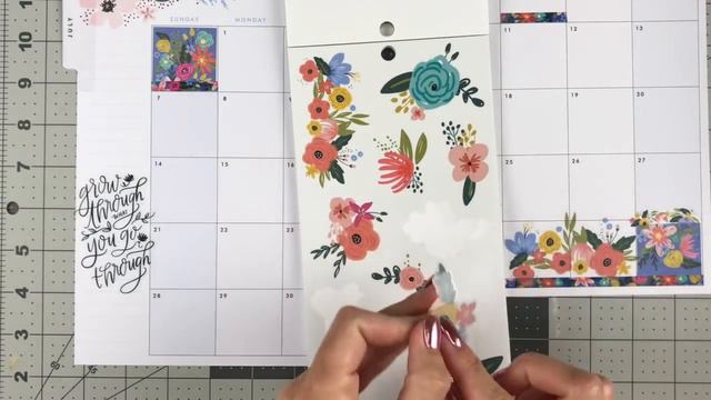The Happy Planner MONTHLY Garden Blooms Plan With Me смотреть онлайн