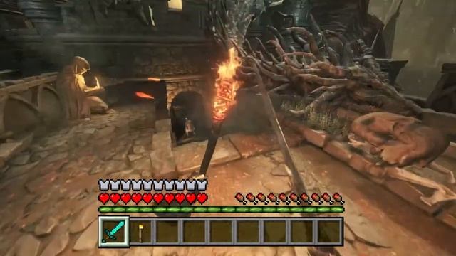 HD Minecraft Dark Souls Texture Pack Lets Play смотреть онлайн