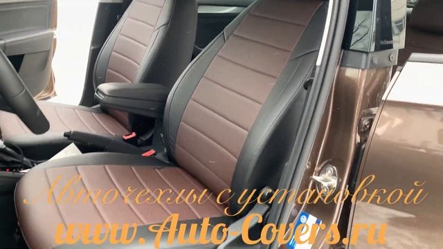 Чехлы на Фольксваген Поло Лифтбек из Экокожа, установка авточехлов в Москве. смотреть онлайн