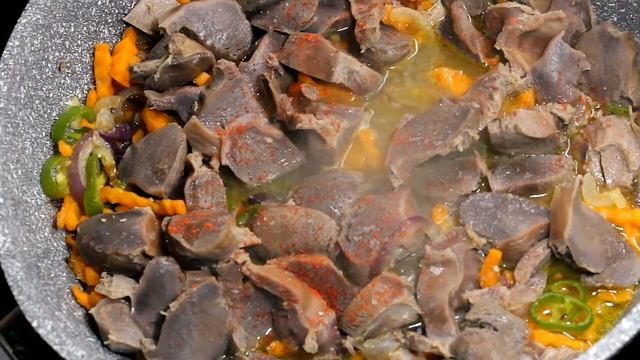 Как вкусно приготовить желудочки индейки. смотреть онлайн