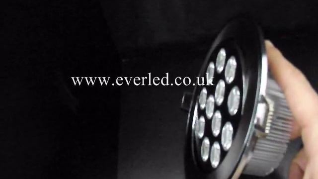 Downlight Led Spot 12 Watt Aluminum Warm White 12V.wmv смотреть онлайн