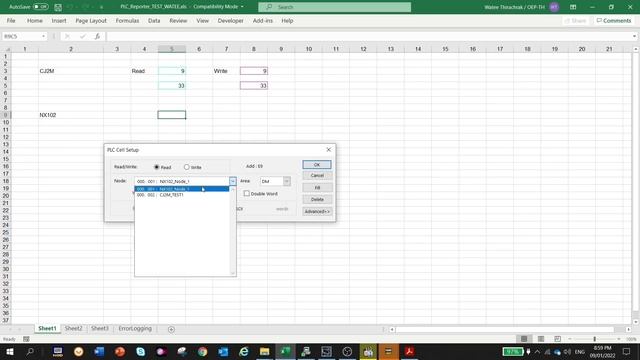 PLC Reporter V3 8 Omron Setting Excel Read and Write to NX102 Windows 10 Sysmac Studio EP 2 смотреть онлайн