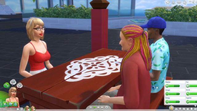*Part 2* Lets Play The Sims 4 City Living Perfect Genetics Challenge - New Jobs and Making Friends смотреть онлайн