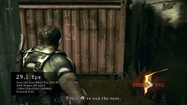 Resident Evil 5 Core 2 Duo E7500 + HD 5450 + 4GB RAM + Windows 10 смотреть онлайн