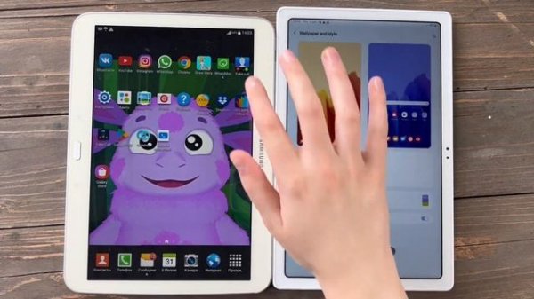 Samsung Tab A9 vs Samsung Tab3 tablet Android 4 & 12 incoming Call