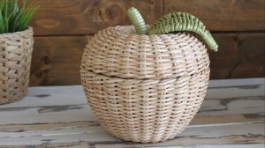 Яблоко ситцем из бумажных трубочек Часть 1