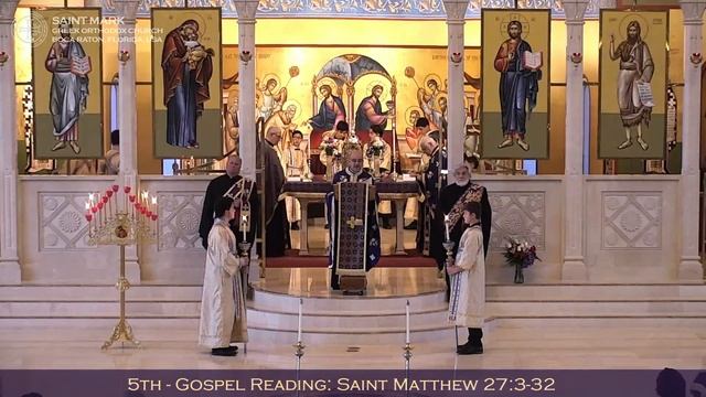 Twelve Passion Gospels on Holy Thursday in the Greek Orthodox Church (April 22, 2022) смотреть онлайн