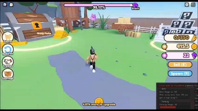 Wheat Farming Simulator Script - AutoFarm GUI OP SCRIPT ROBLOX смотреть онлайн