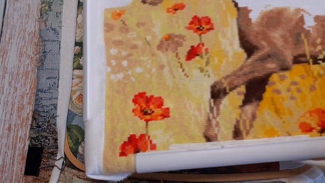 ВЫШИВКА КРЕСТОМ//Продвижения по процессам Апрель 2021