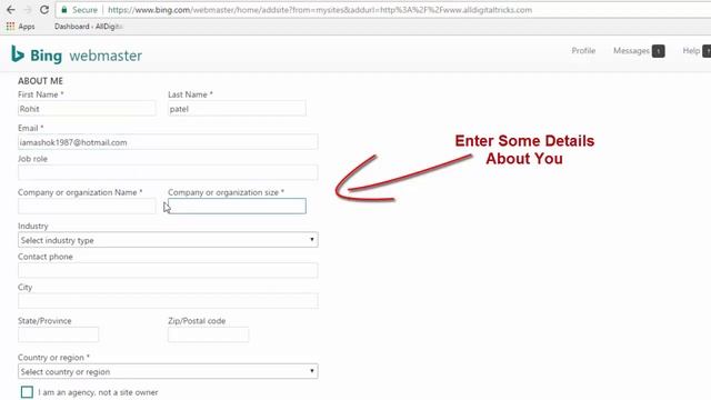 Submit Sitemap & Verify WordPress Site To Bing Webmaster Tools смотреть онлайн