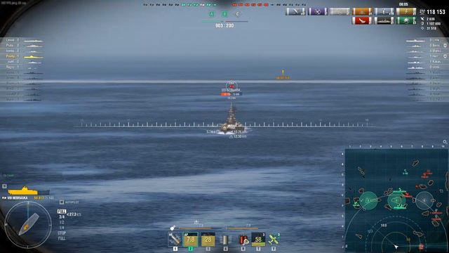 World of Warships - Live Play // Nebraska / "I used to be a batttleship like you..." смотреть онлайн