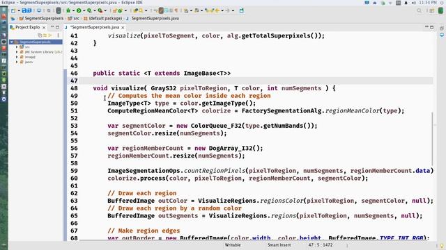 Image clustering and segmentation based on superpixels algorithm using java in eclipse IDE смотреть онлайн
