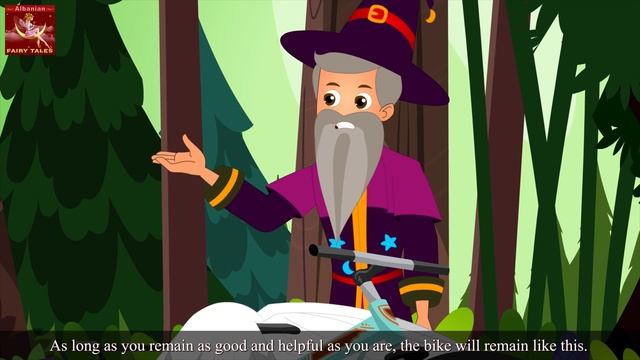 Biçikleta Fluturuese | The Flying Bicycle Story in Albanian | Perralla Shqip @AlbanianFairyTales смотреть онлайн