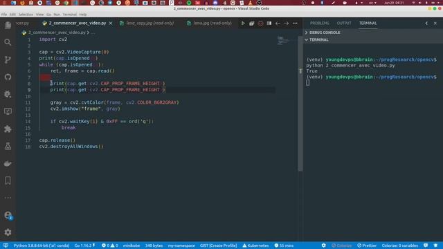 Apprendre OpenCV a partir de zero - part 2 - Introduction A la video смотреть онлайн
