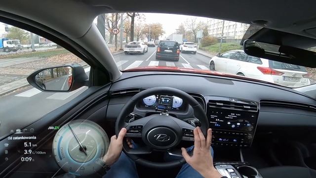 2021 Hyundai Tucson 1.6 T-GDI HEV | Niecałe 4 l/100 km po mieście? смотреть онлайн