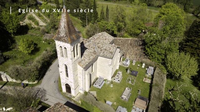 Lot/Quercy-Blanc - Eglise paroissiale Saint-Pierre-ès-liens à Cézac смотреть онлайн