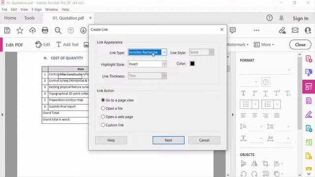 How To Link Table Of Contents To Pages In PDF With Adobe Acrobat Pro DC