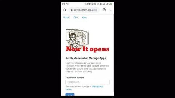 How to get Telegram API id and API Hash