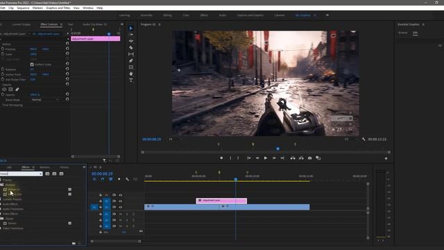 Переходы с Размытием Blur в Premiere Pro смотреть онлайн