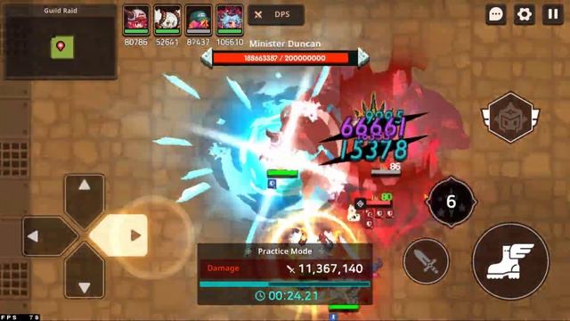 The Strongest Dark Raid Team In Guardian Tales смотреть онлайн