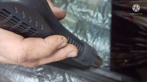 Снятие старой тонировки стекла, не повредив обогреватель.