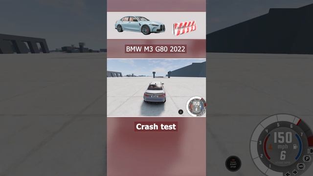 BMW M3 g80 2022 Crash test смотреть онлайн