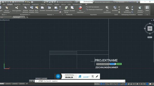 Autocad - Schriftfeld und Zeichnungsvorlage erstellen einfach erklärt смотреть онлайн