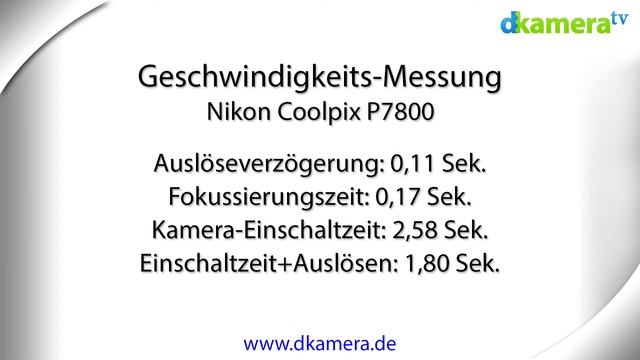 Nikon Coolpix P7800 Test (3/7): Geschwindigkeit смотреть онлайн