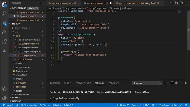 Angular Course | Video 3.7 | Text Interpolation смотреть онлайн