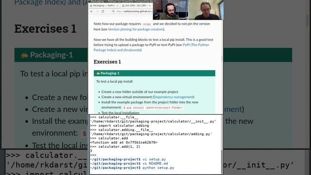 4.3 Packaging - Python for Scientific Computing 2021 смотреть онлайн