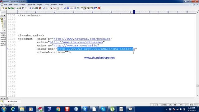 Creating XML file by using XSD file смотреть онлайн