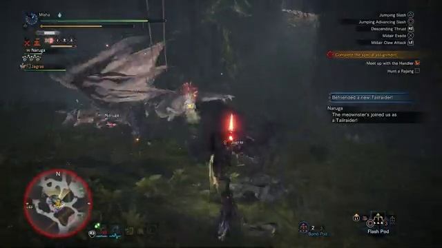 Reveal Thyself, Destroyer - Rajang First Hunt - INSECT GLAIVE - Monster Hunter World смотреть онлайн