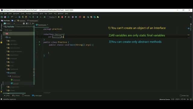 41 - Interface in Java смотреть онлайн