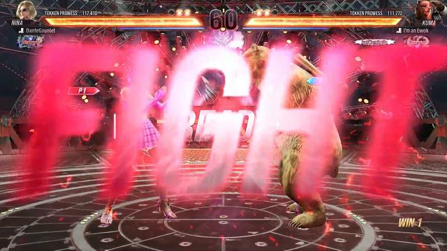 TEKKEN 8 Kuma VS Nina (2) - Ranked Online ( Bear Using Modern Controls)