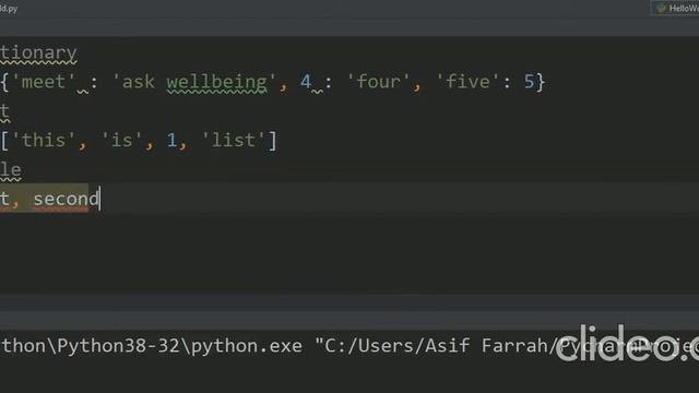 fast forward python 6 : dictionary , list and tuple смотреть онлайн