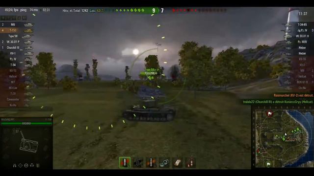 [WoT] T-150 | Top Gun | 7 kills - FR смотреть онлайн