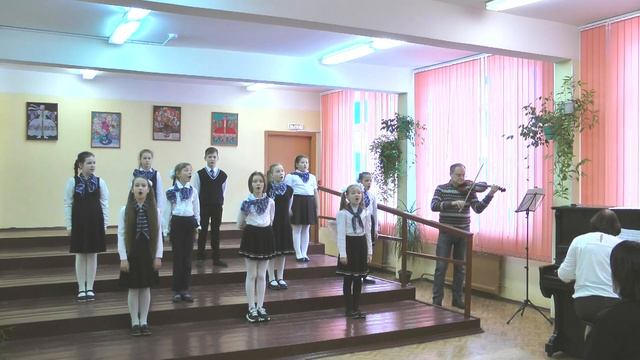 МЕЛОДИЯ.Композитор А.Хачатурян, слова П.Синявского, обработка для скрипки с детским хором - С.Масик смотреть онлайн