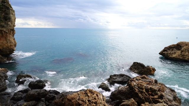 клип Фоновое видео невероятная красота природы, море, волны, горы, цветы смотреть онлайн