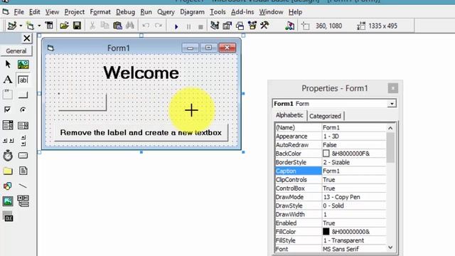 VB Tutor how disable the label and textbox via command button смотреть онлайн