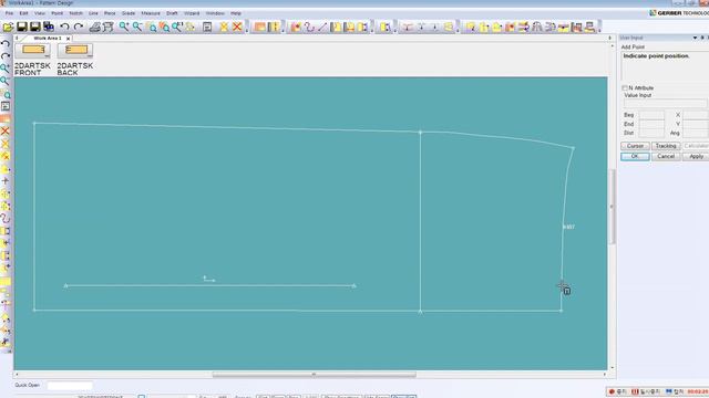 Gerber pattern design dart 거버 패턴 디자인 다트 смотреть онлайн