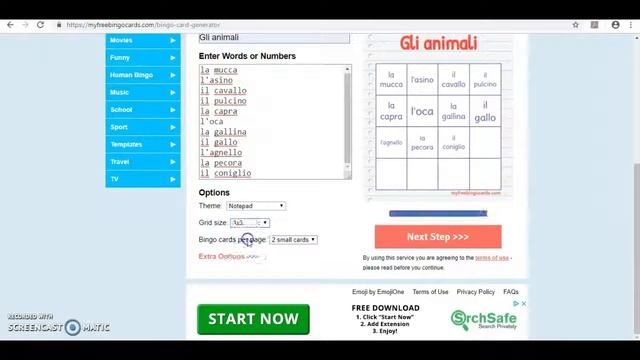 My Free Bingo Cards смотреть онлайн